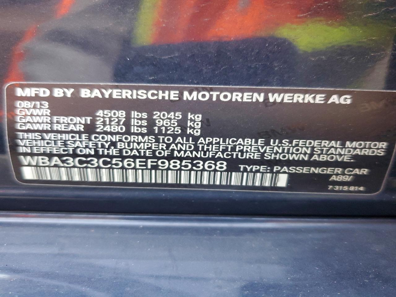 2014 BMW 3 SERIES