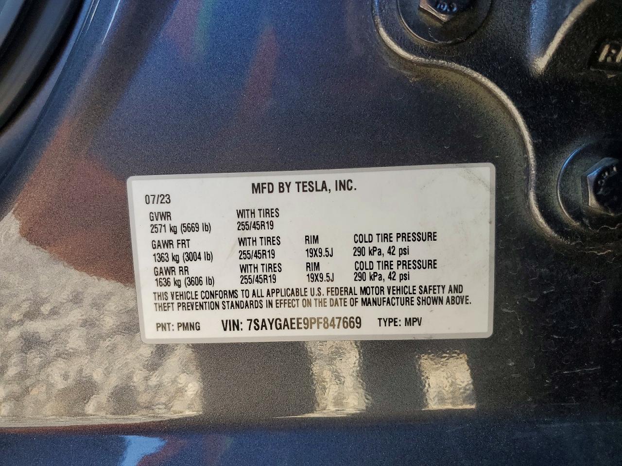 2023 TESLA MODEL Y