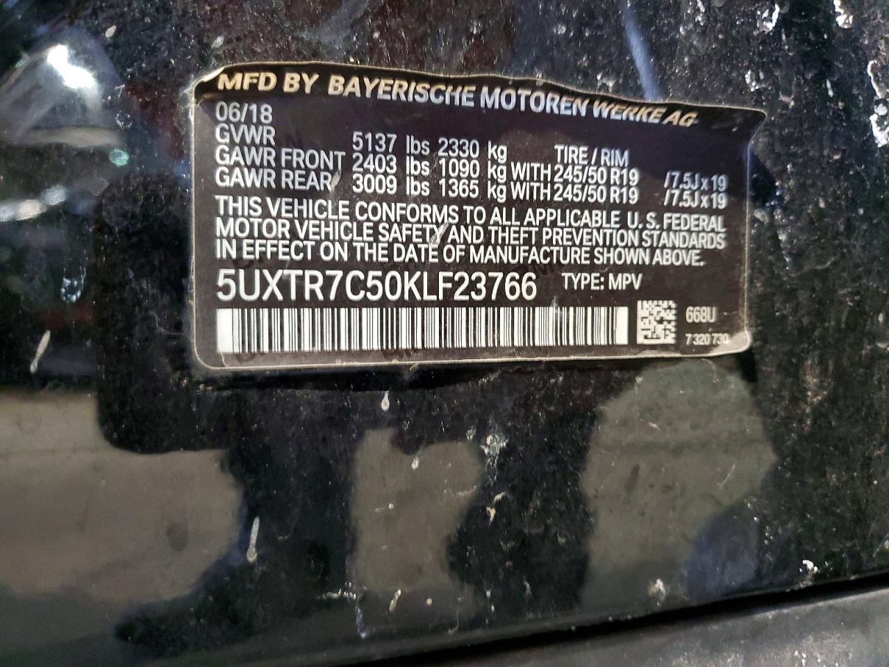 2019 BMW X3