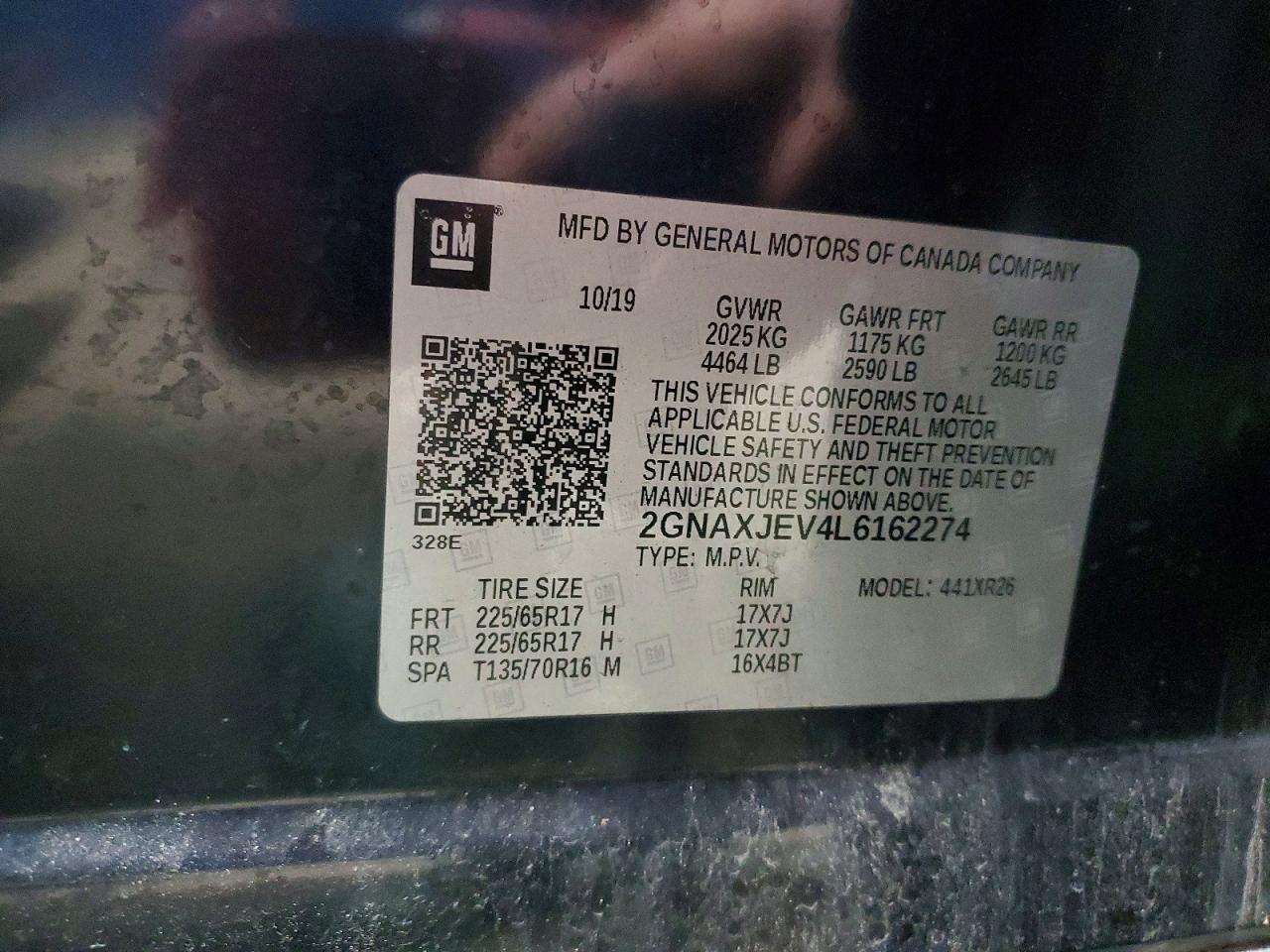 2020 CHEVROLET EQUINOX