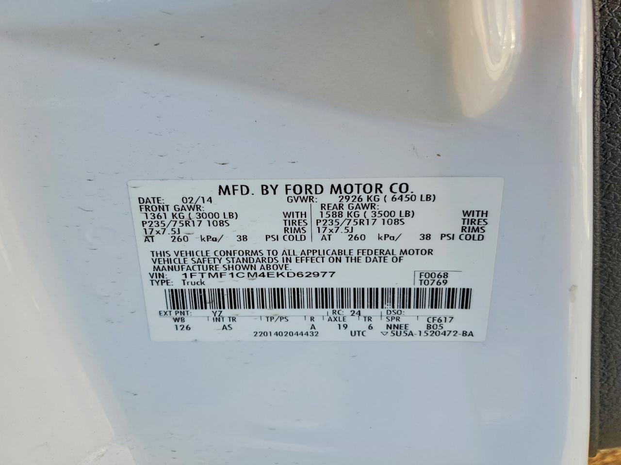 2014 FORD All Models