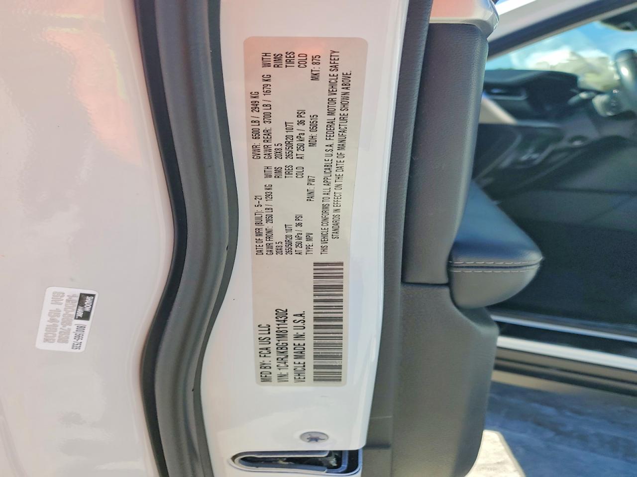 2021 JEEP GRAND CHER