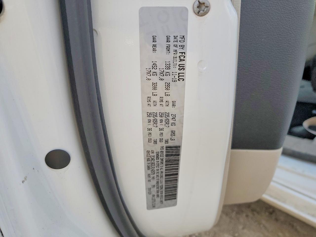 2020 CHRYSLER PACIFICA