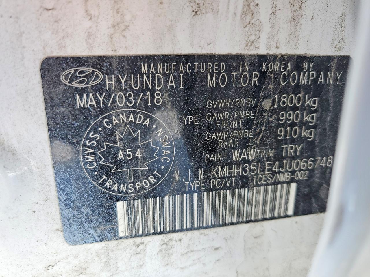 2018 HYUNDAI ELANTRA