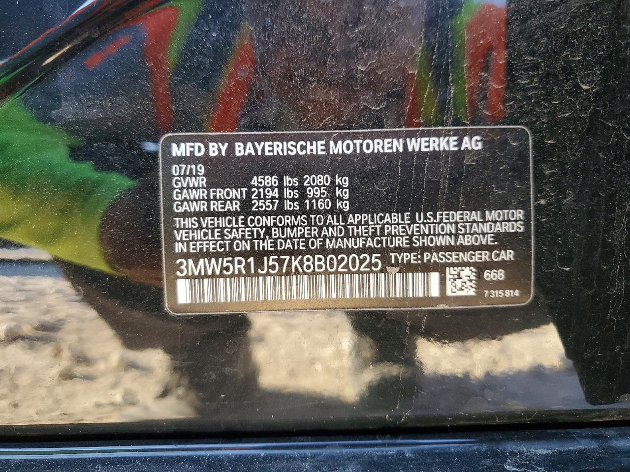 2019 BMW 3 SERIES