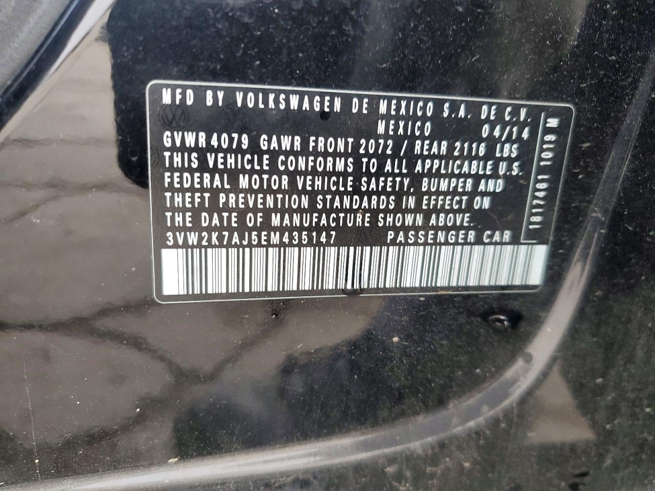 2014 VOLKSWAGEN JETTA