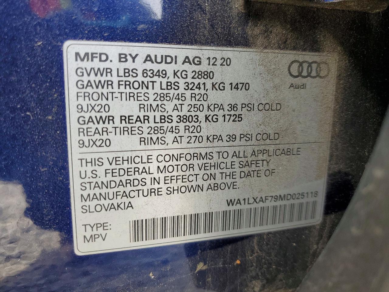 2021 AUDI Q7