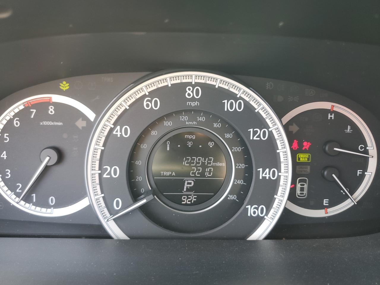 2013 HONDA ACCORD