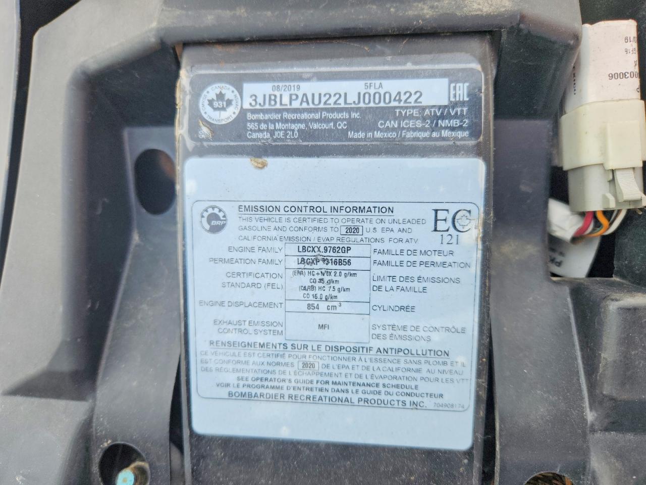 2020 CAN-AM ATV