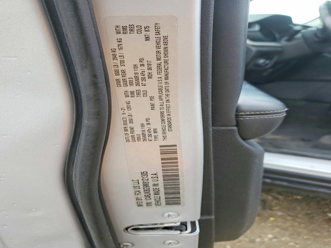 2021 JEEP GRAND CHER