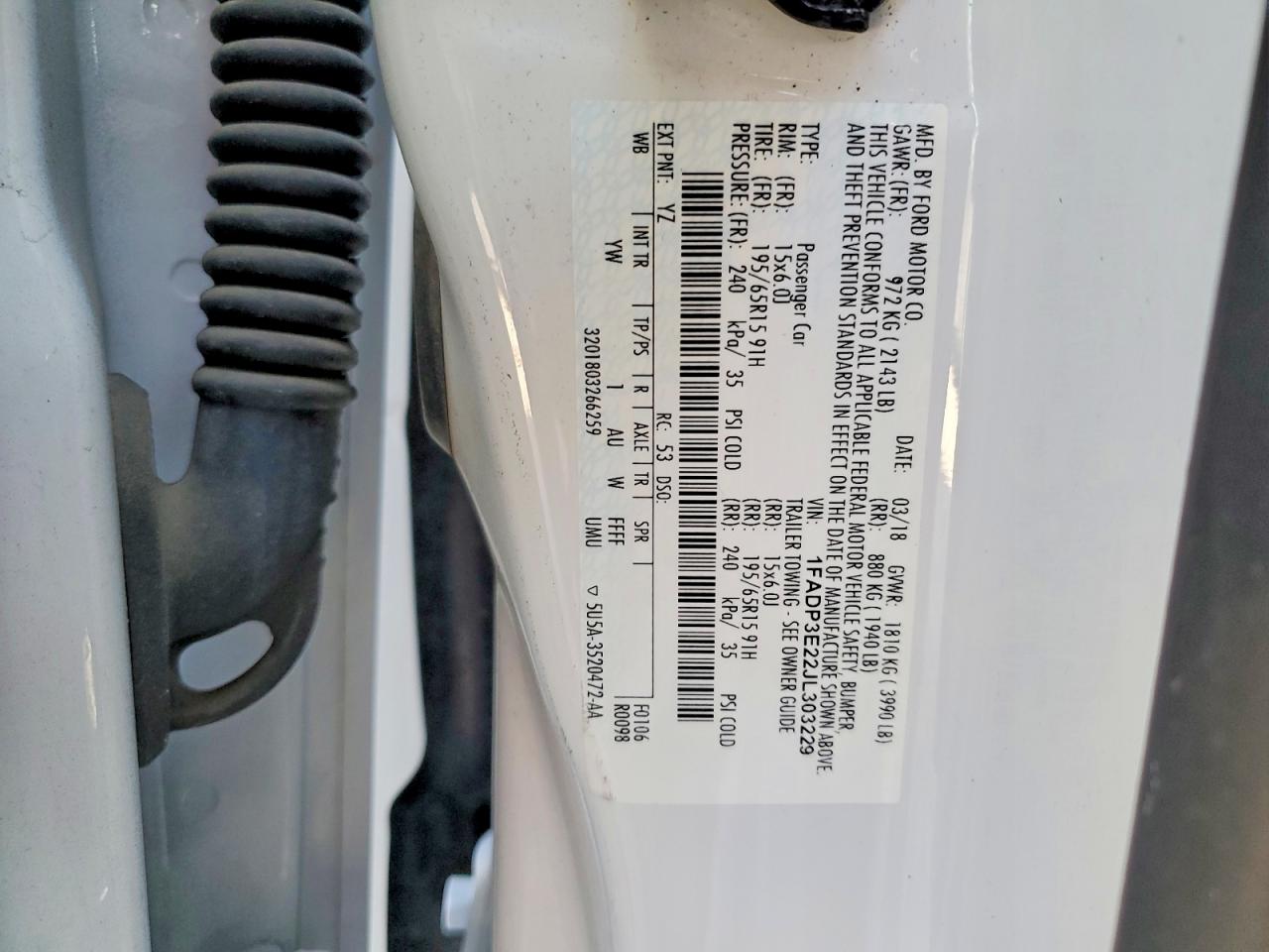 2018 FORD FOCUS