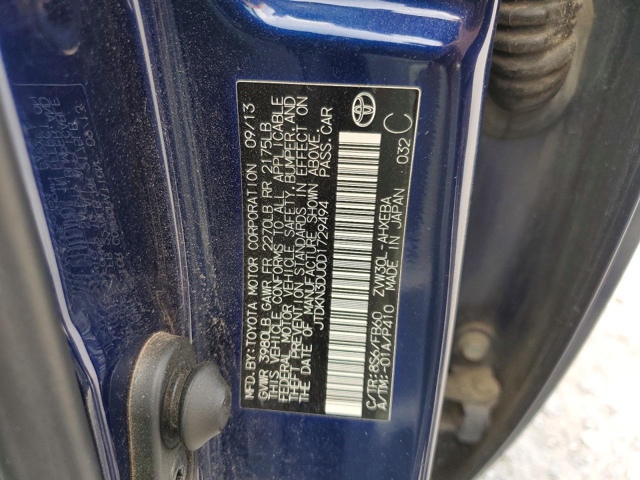 2013 TOYOTA PRIUS