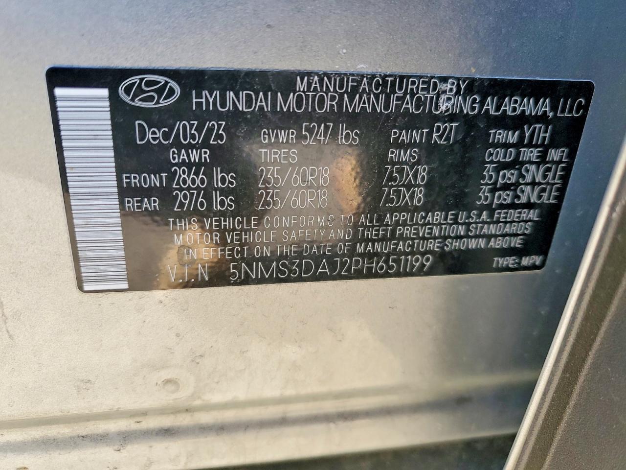 2023 HYUNDAI SANTA FE