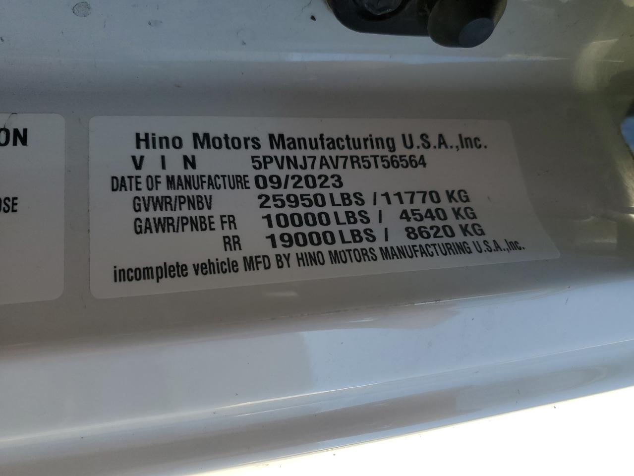 2024 HINO HINO L6