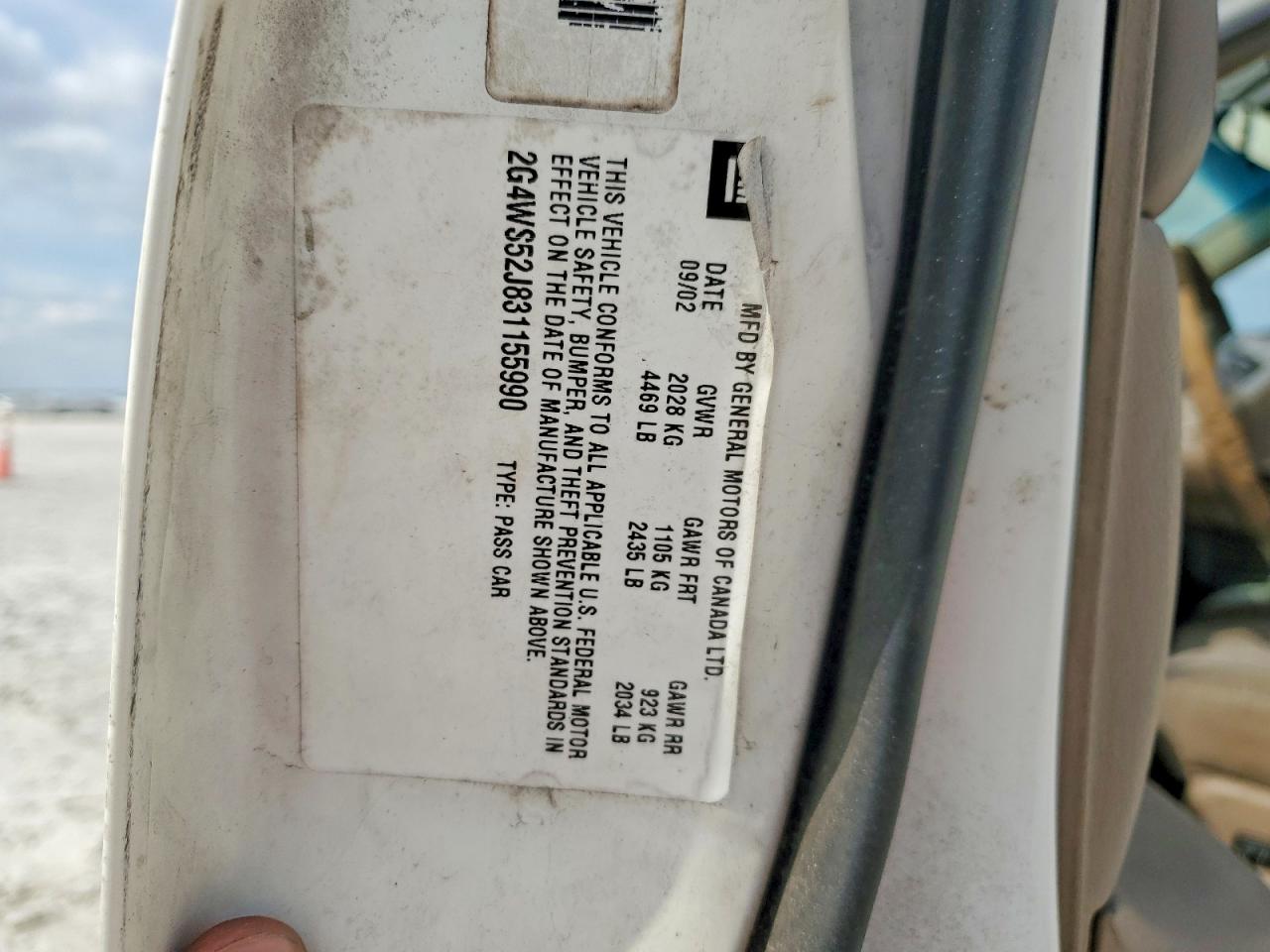 2003 BUICK CENTURY