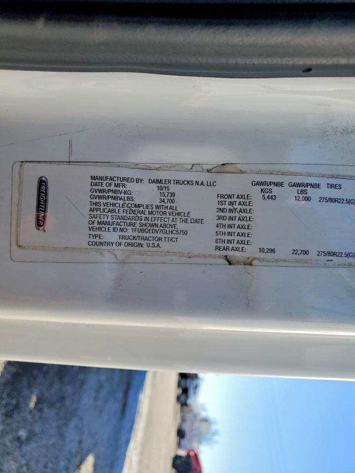 2016 FREIGHTLINER ALL OTHER