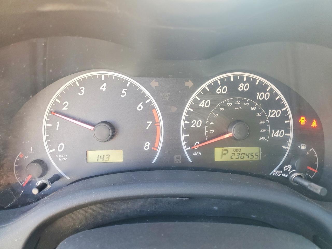 2009 TOYOTA COROLLA