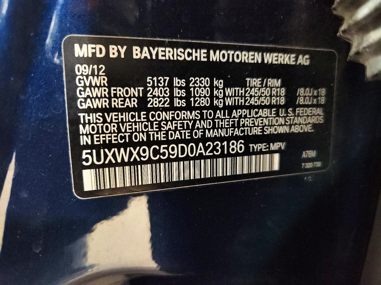 2013 BMW X3