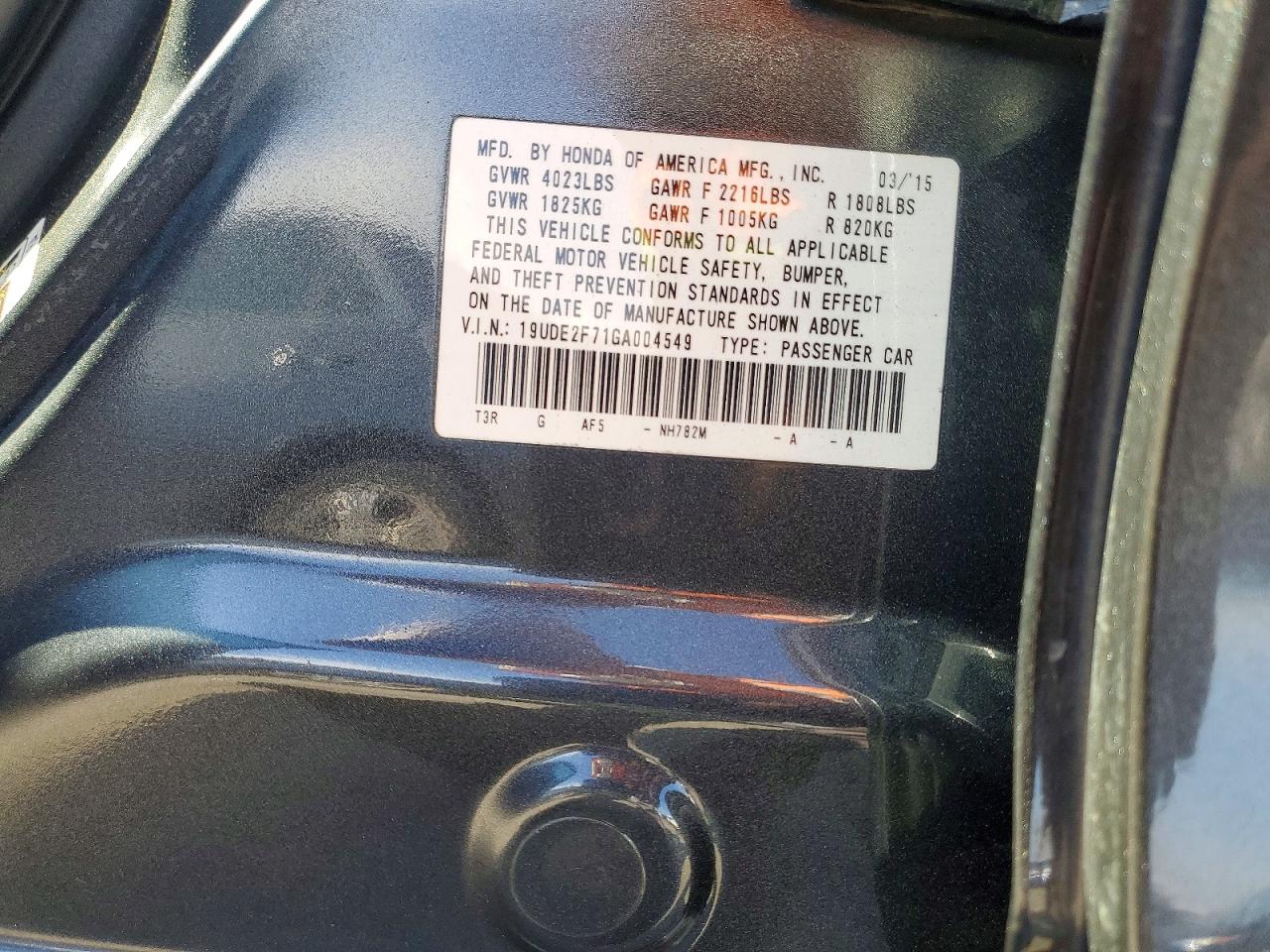 2016 ACURA ILX