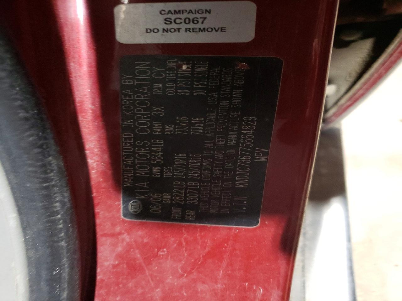 2007 KIA SORENTO