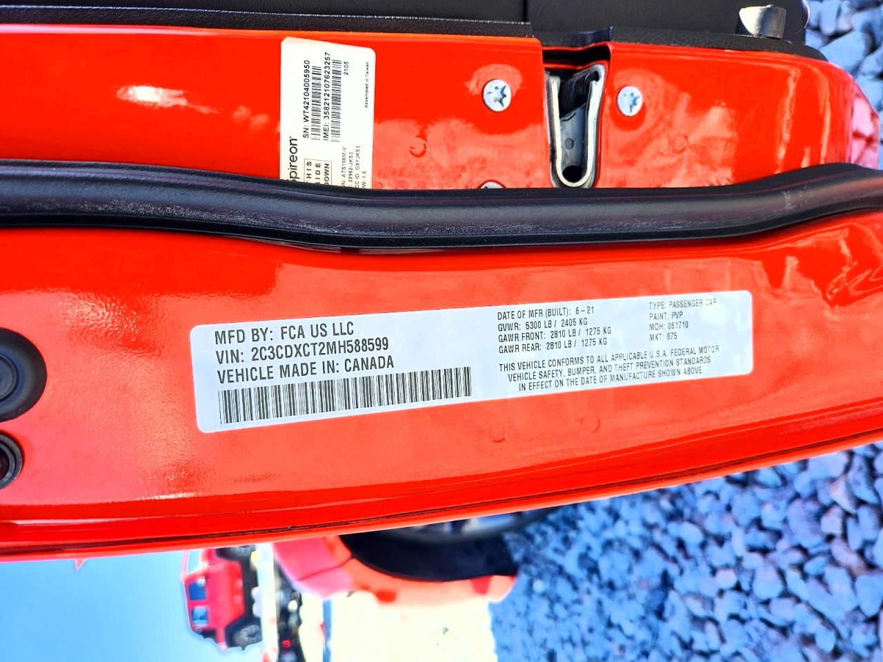 2021 DODGE CHARGER
