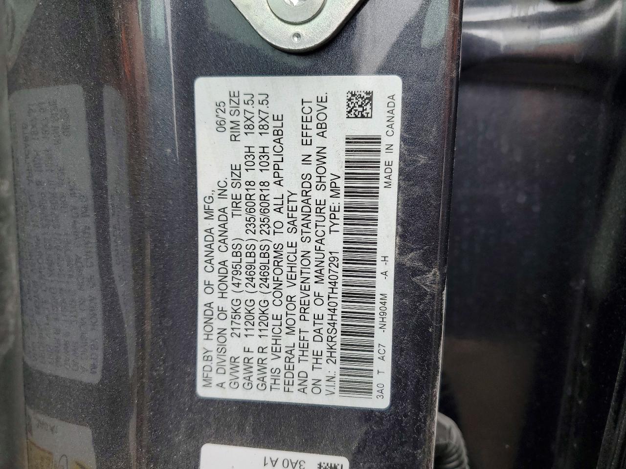 2026 HONDA CRV