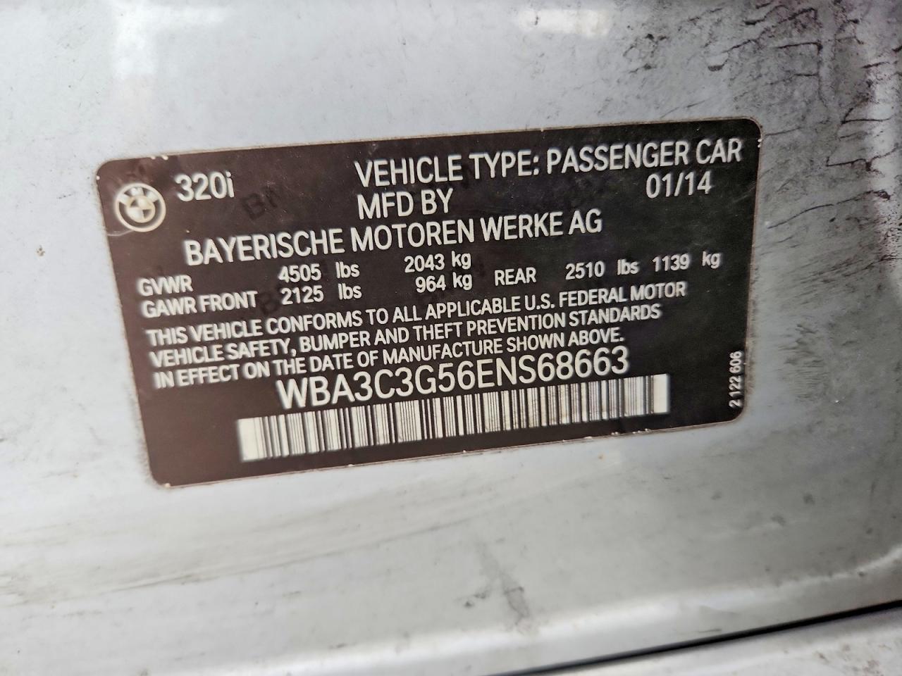 2014 BMW 3 SERIES