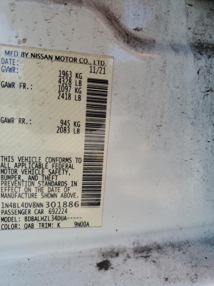 2022 NISSAN ALTIMA