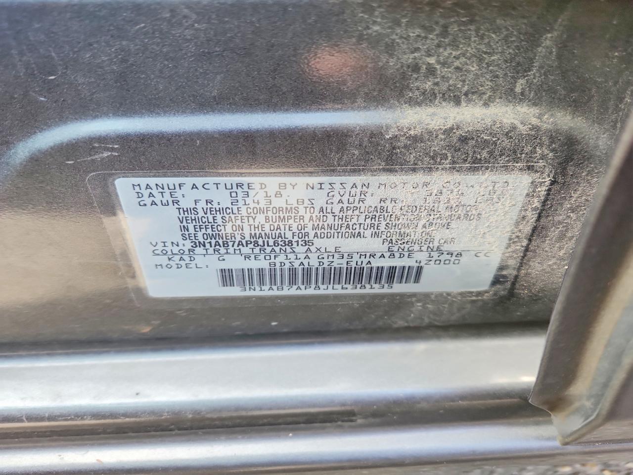 2018 NISSAN SENTRA