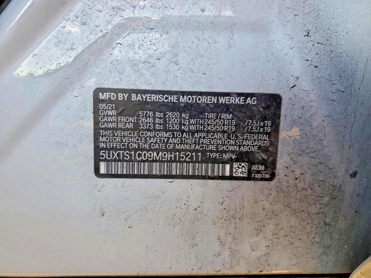 2021 BMW X3