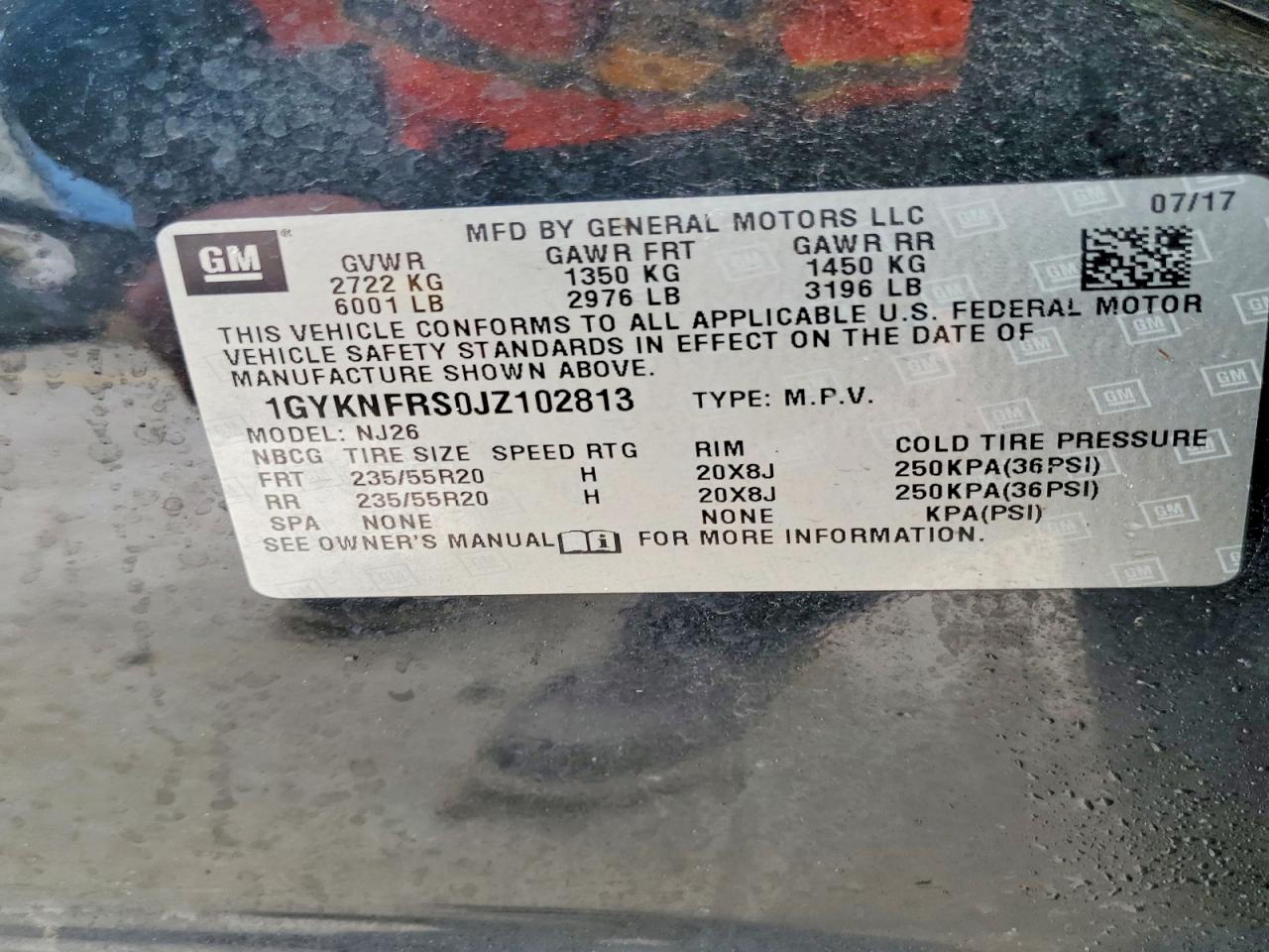 2018 CADILLAC XT5