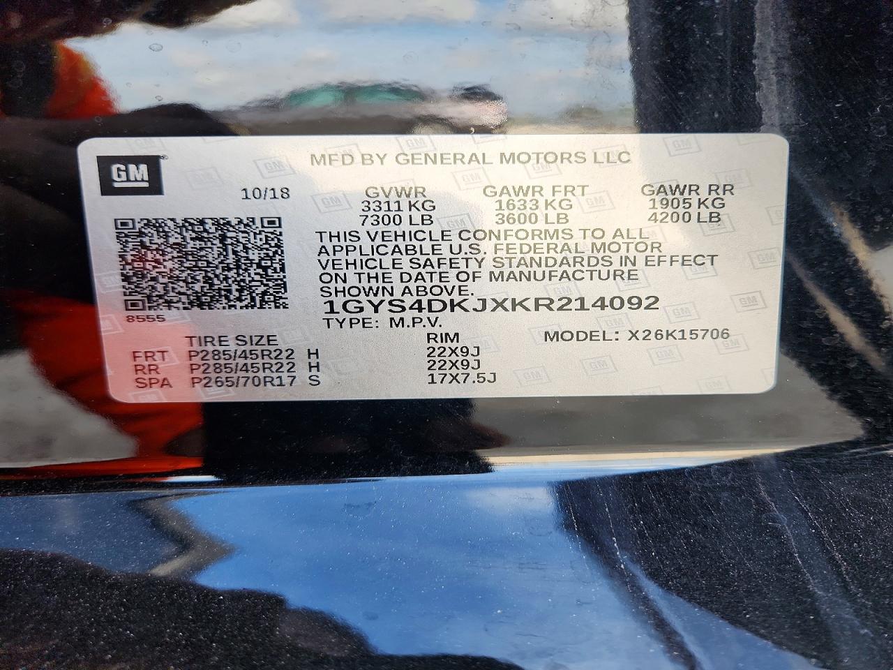 2019 CADILLAC ESCALADE