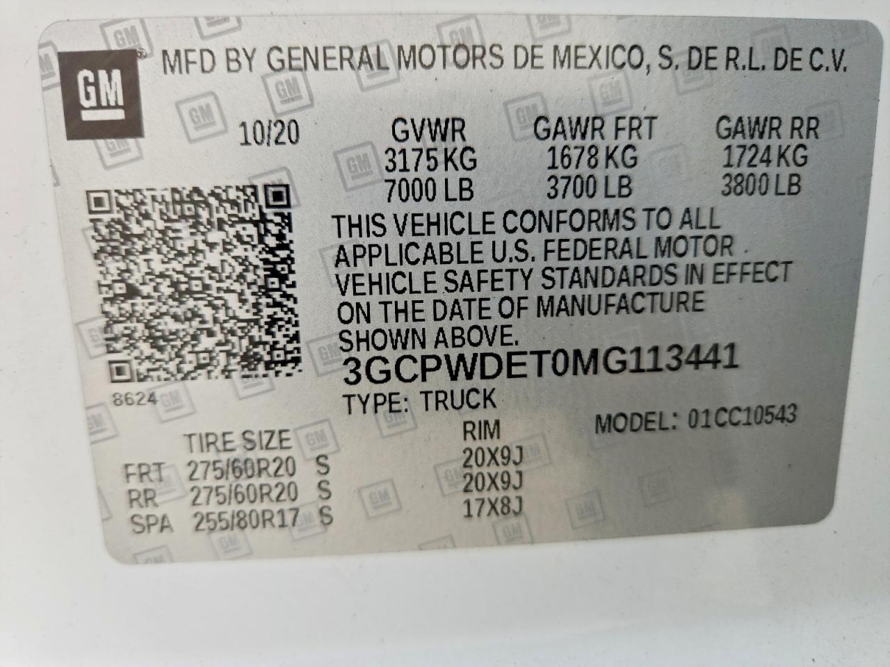 2021 CHEVROLET ALL Models