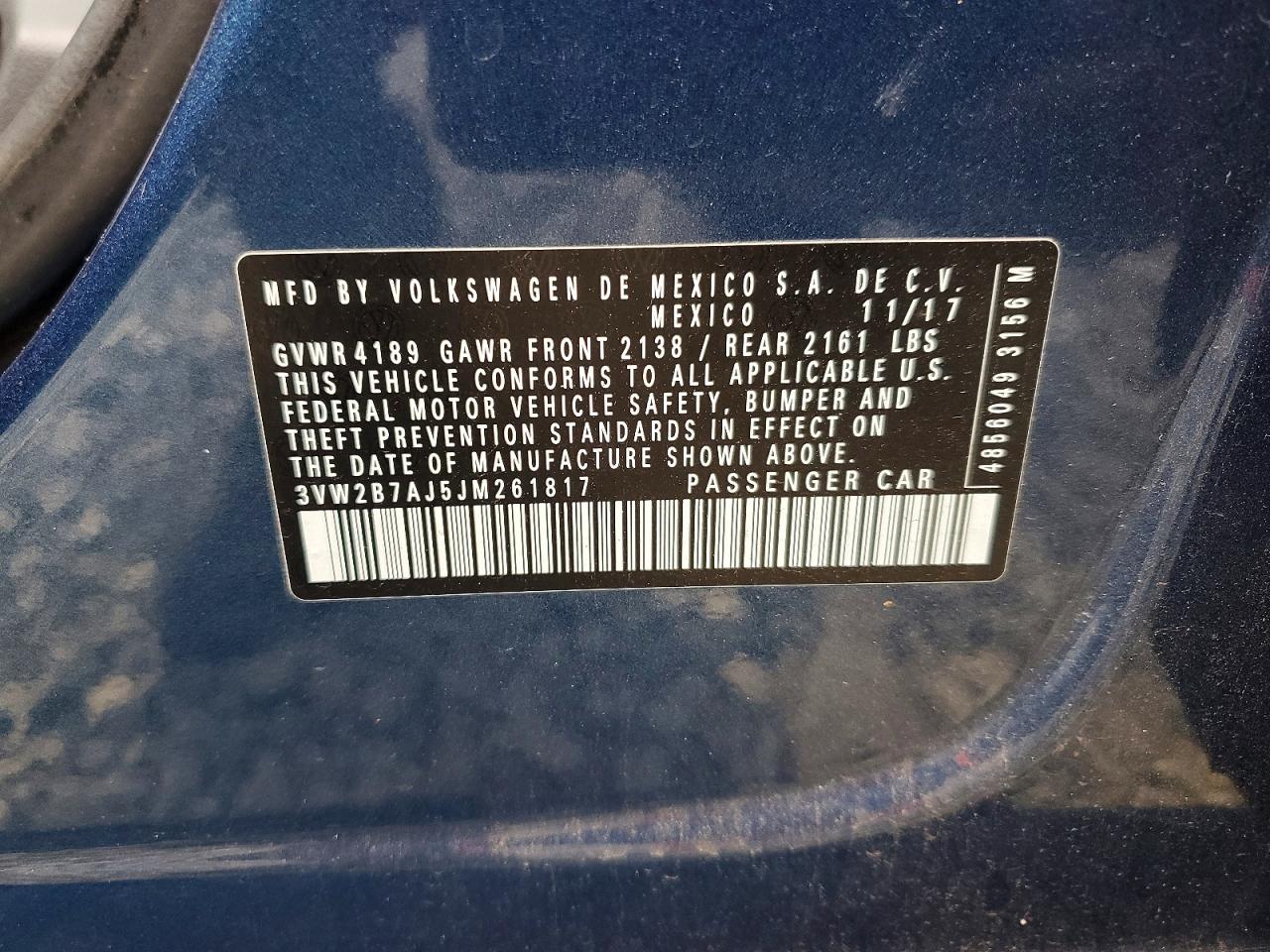 2018 VOLKSWAGEN JETTA