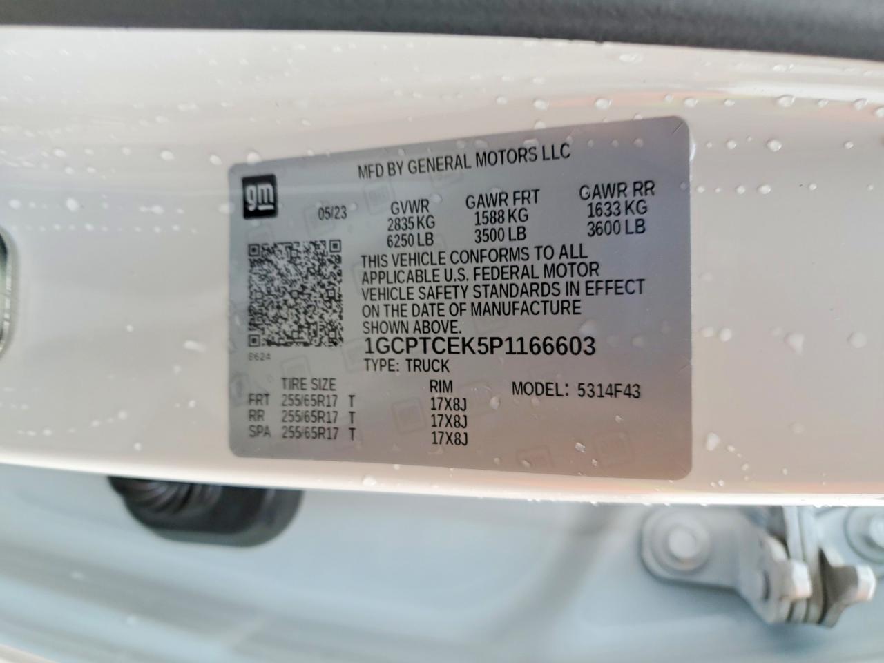 2023 CHEVROLET COLORADO