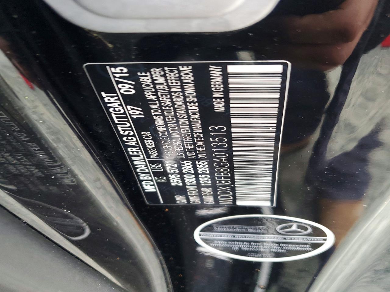 2016 MERCEDES-BENZ S-CLASS