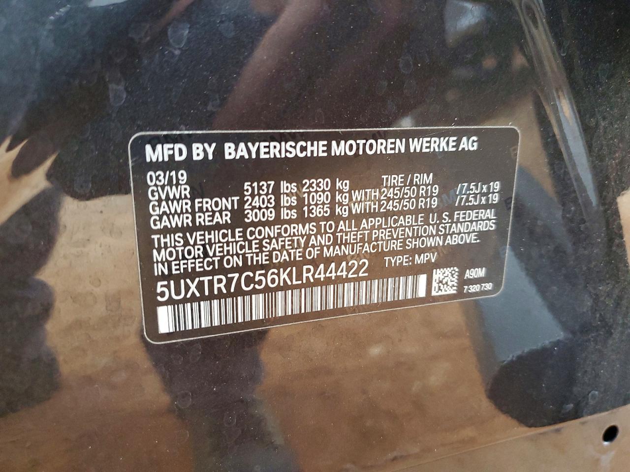2019 BMW X3