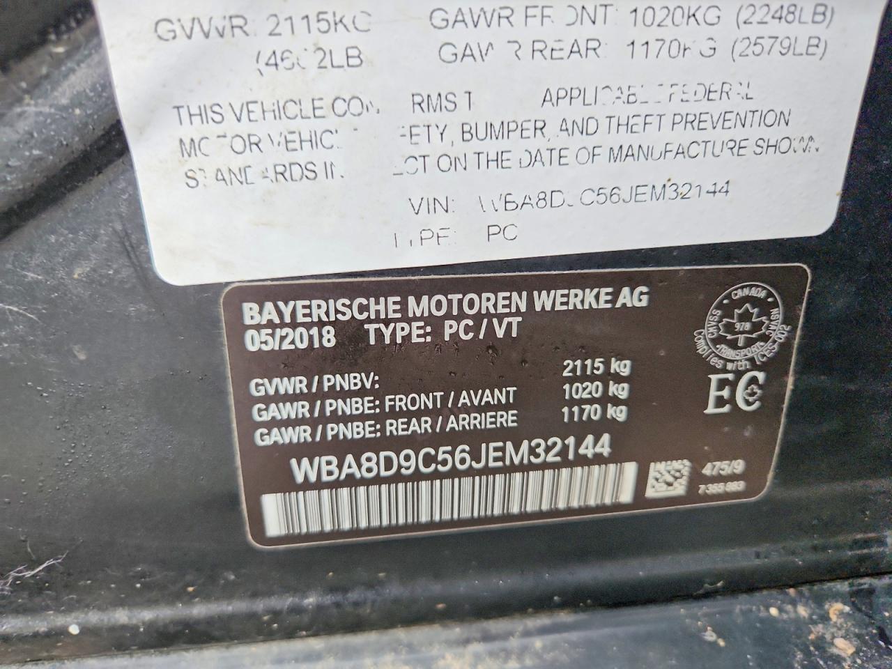 2018 BMW 3 SERIES