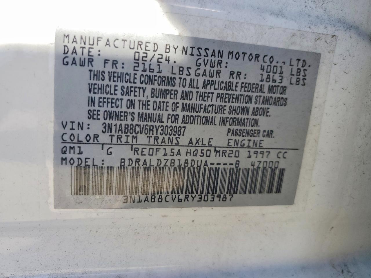 2024 NISSAN SENTRA