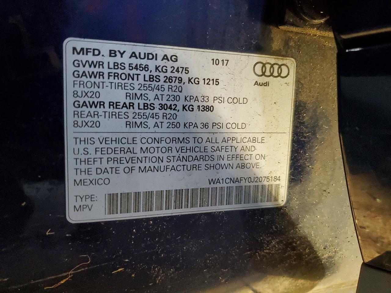 2018 AUDI Q5