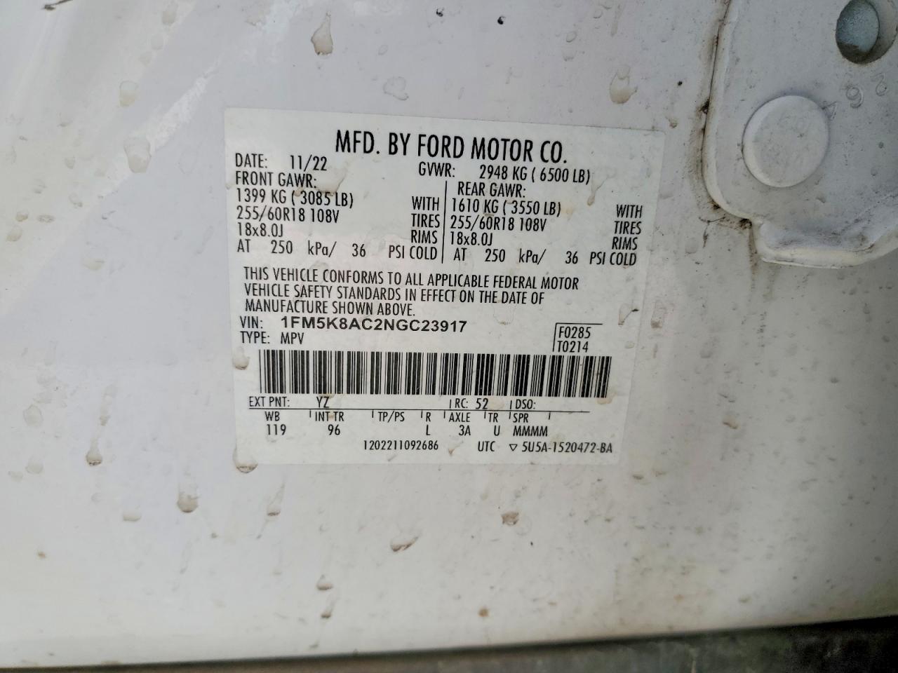 2022 FORD EXPLORER