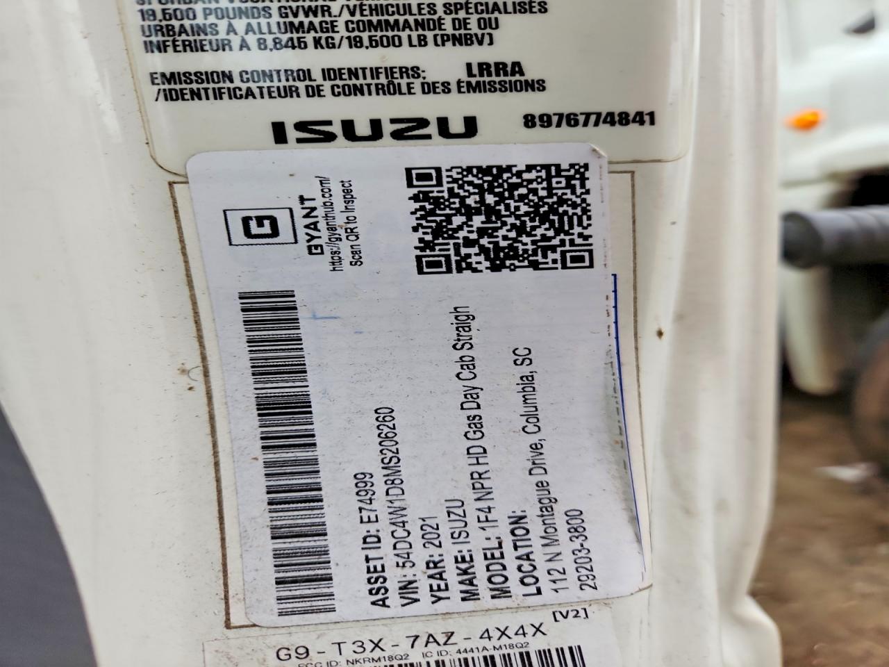 2021 ISUZU All Models