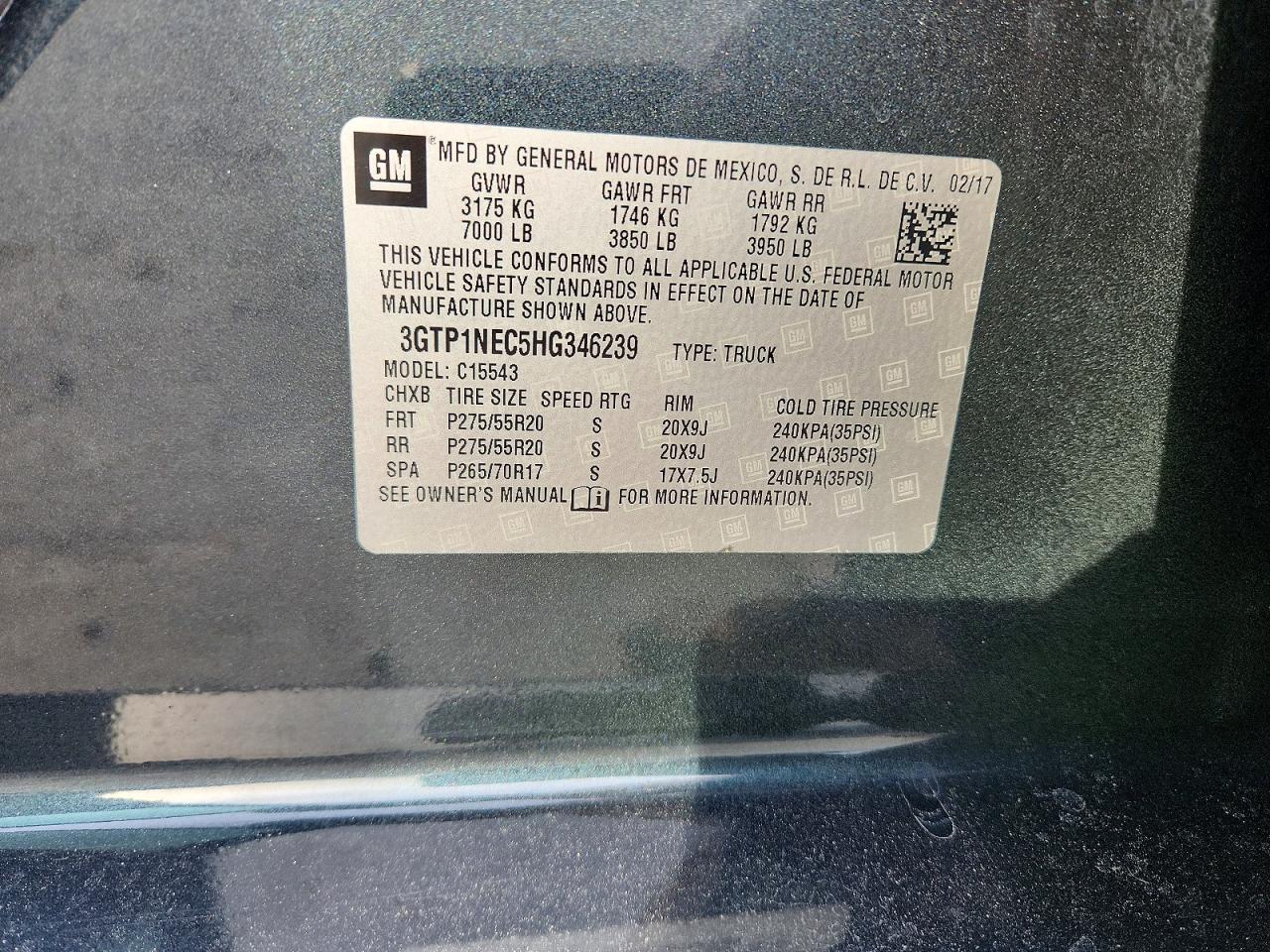 2017 GMC SIERRA