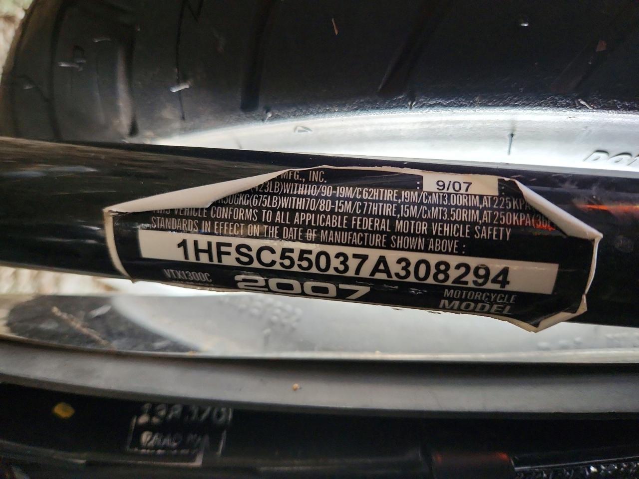 2007 HONDA VTX CYCLE