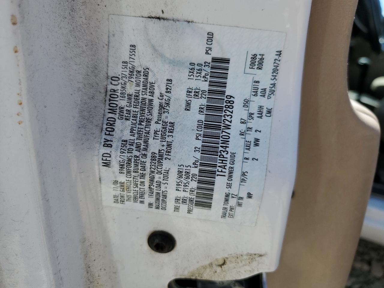 2007 FORD FOCUS