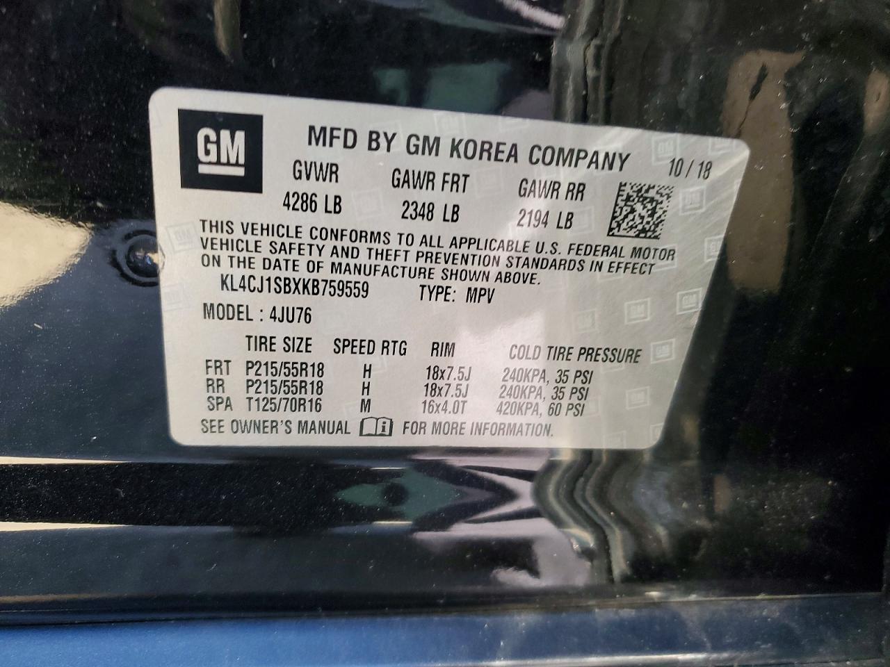 2019 BUICK ENCORE