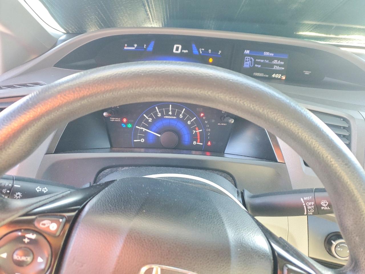 2012 HONDA CIVIC