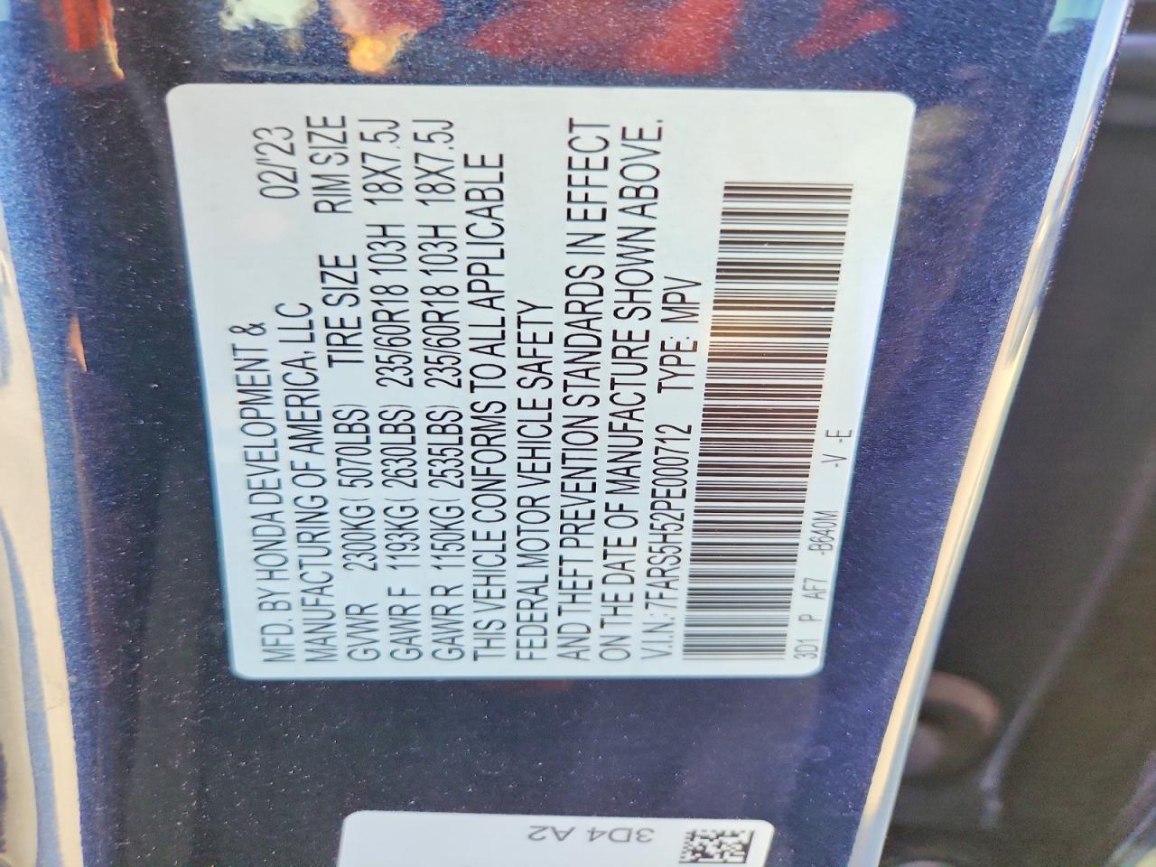 2023 HONDA CRV