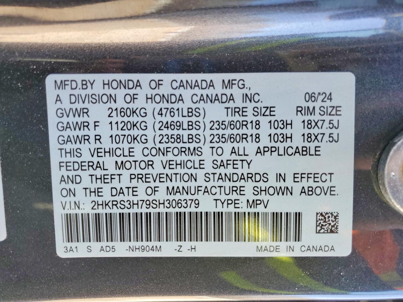 2025 HONDA CRV
