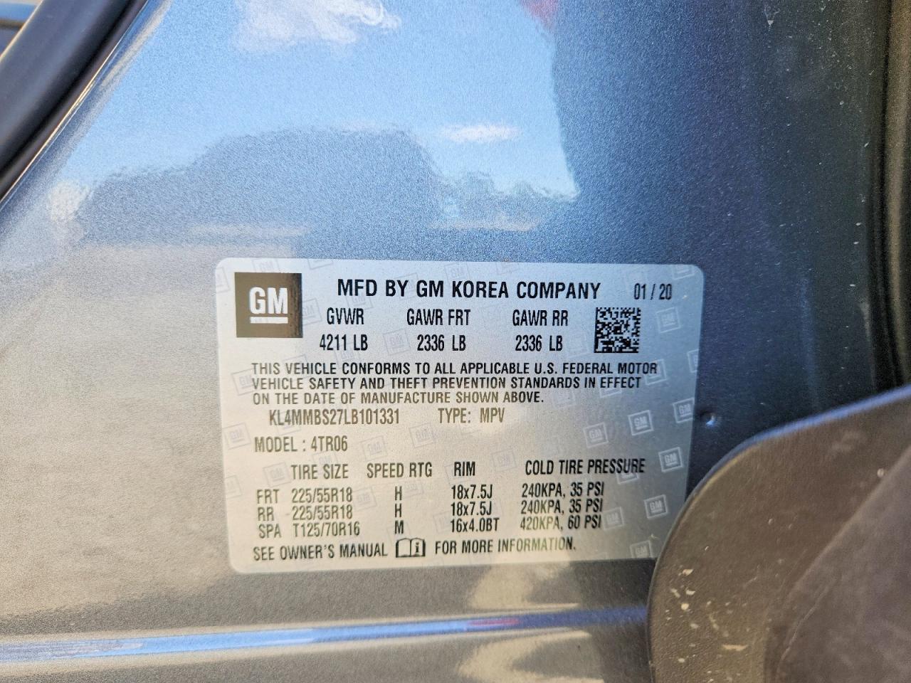 2020 BUICK ENCORE